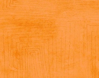 Colorwash: Scratch Orange - By Carrie Bloomston - Sold by the 1/2 yard - Shipped as Continuous Yardage