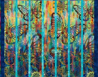 All a Flutter Quilt Kit  - Butterfly Fields - by Sue Penn for Free Spirit Fabrics
