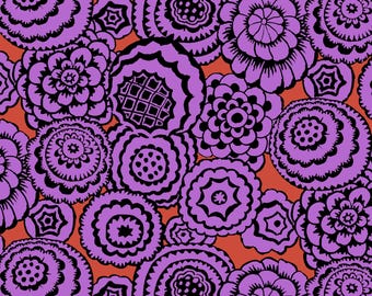 Deco - Dark - by Kaffe Fassett for the Kaffe Fassett Collective - Sold by the yard - Shipped as Continuous Yardage