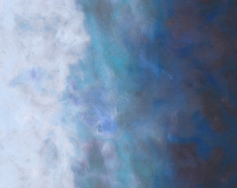 Haze Sky Ombre by Jennifer Sampou - Robert Kaufman - Sold by the 1/2 Yard + Shipped as Continuous Yardage