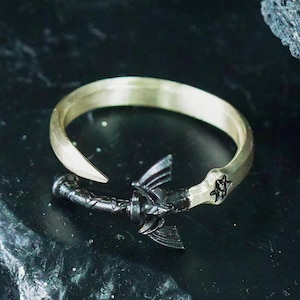 Zelda Master Sword Ring 950er Silber, EXKLUSIVER handgefertigter TotK Fantasy Schmuck, Perfect Breath of the Wilds und Legend of Zelda Silber Ring