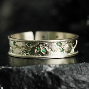 EXCLUSIVE Baldur&#39;s Gate 3 Custom Ring of Regeneration, Handmade 950 Silver Jewelry for DnD Players and BG3 Fans
