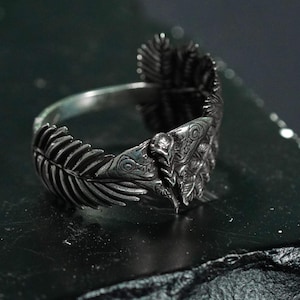 SALE 50% handgemaakte Ellie tattoo-ring, sterlingzilveren vlinder- en varensieraden geïnspireerd door The Last of Us Part 2, TLOU-fancadeau, game-geïnspireerde ring