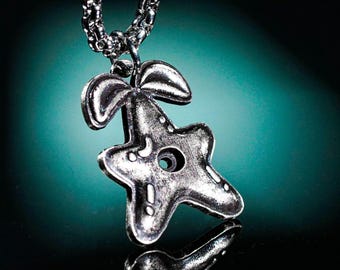 Collana Stardrop Stardew Valley, ciondolo Stardrop Kobus Junimo, gioielli da giocatore fatti a mano in argento 950, regalo carino, regalo di Natale per lei