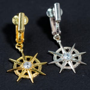 PREMIUM Fanmade Baldur's Gate 3 Gale's Ohrring, handgefertigter Silber 950 / vergoldeter Schmuck, inspiriert von Magier von Waterdeep, perfekt für BG3-Fans Bild 1