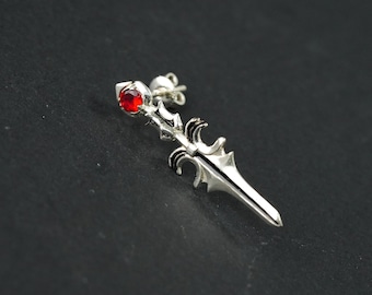 Final Fantasy XVI, PREMIUM Dion Lesage Earring, Handmade Silver 950, Unique FFXVI Jewelry Perfect Gift for ff Fans