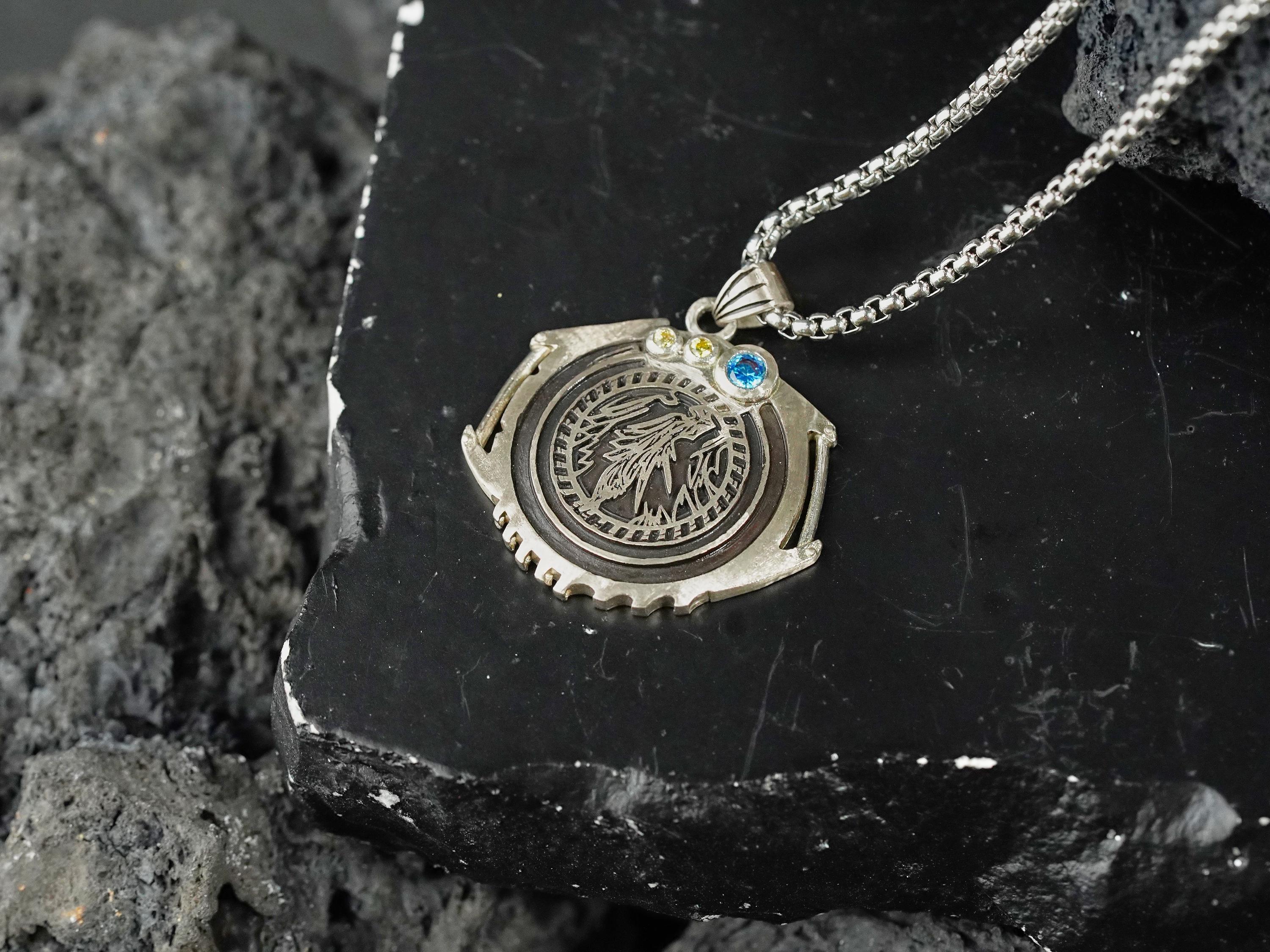 EXCLUSIVE Final Fantasy VII Rebirth Sephiroth Necklace, Handmade