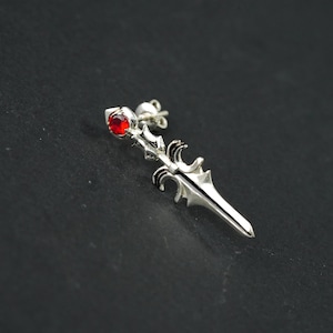 Final Fantasy XVI, PREMIUM Dion Lesage Earring, Handmade Silver 950, Unique FFXVI Jewelry Perfect Gift for ff Fans