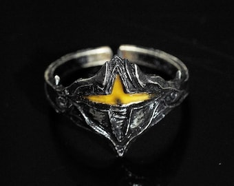 EXCLUSIVE Handmade Calamity - Dark Souls Ring, 950 Silver Rings, Featuring Calamity Ring & Ring of Favor for Fantasy and Dark Souls Fans