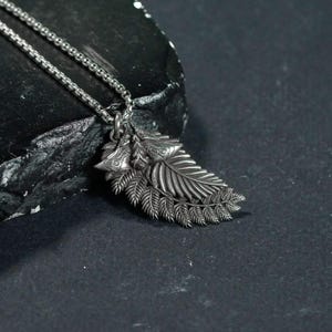SALE 50% Ellie Tattoo door fans gemaakte ketting, 950 zilveren vlinder- en varensieraden geïnspireerd door The Last of Us Part 2, TLOU fancadeau, game-geïnspireerde hanger