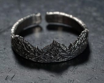 プレミアムな隠遁者エルデンリング ナイトレインリング - ハンドメイド950シルバーヒーローエンブレムネックレス - エルデンファンへのファンタジータリスマンジュエリーギフト