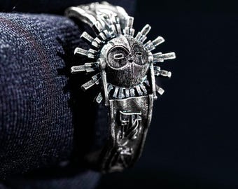 Esquie Ring, Clair Obscur: Expedition 33 950 Silver Ring Necklace, Gamer Gift, Halloween, Xmas Jewelry Gift, Gustave, Verso, Alicia