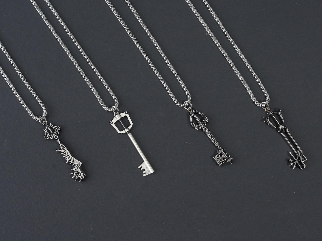 LIMITED! Combo Kingdom Hearts Necklace, Ultima Weapon Keyblade Pendant, Silver 950 Necklace, Limited Edition Jewelry, Gift for Fans - Etsy