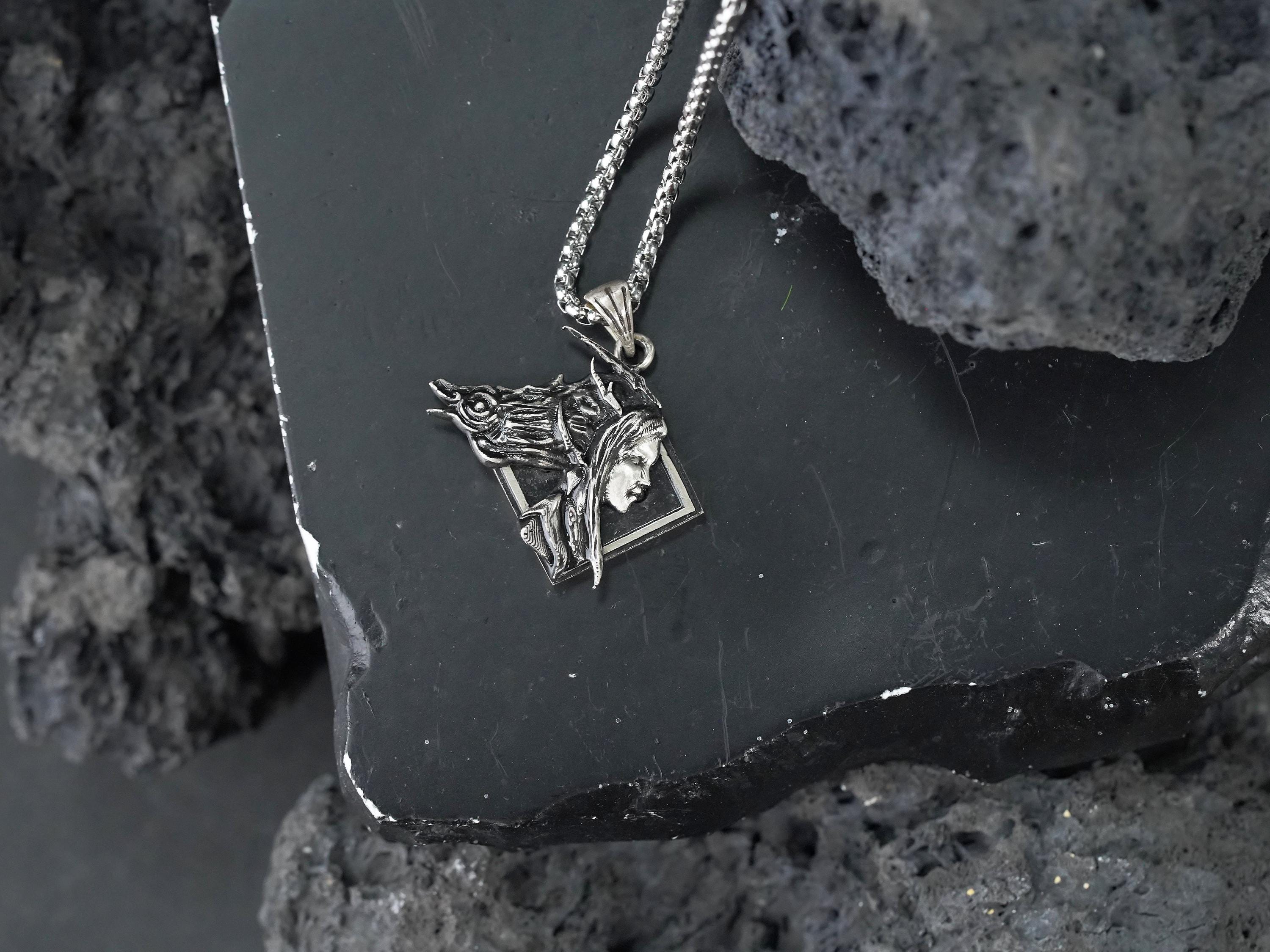 EXCLUSIVE Handmade Silver Eikons Shiva Necklace, Final Fantasy XVI
