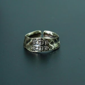 Final Fantasy Vincent Valentine Ring, Silver 950, FF16 Final Fantasy XVI Jewelry, Perfect Gift for Fans and Cosplay Accessories