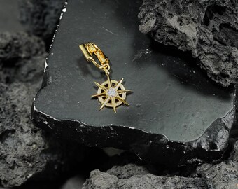 PREMIUM fanmade vergulde Baldur's Gate 3 Gale's Earring, handgemaakte sieraden geïnspireerd door Wizard of Waterdeep, perfect voor BG3-fans