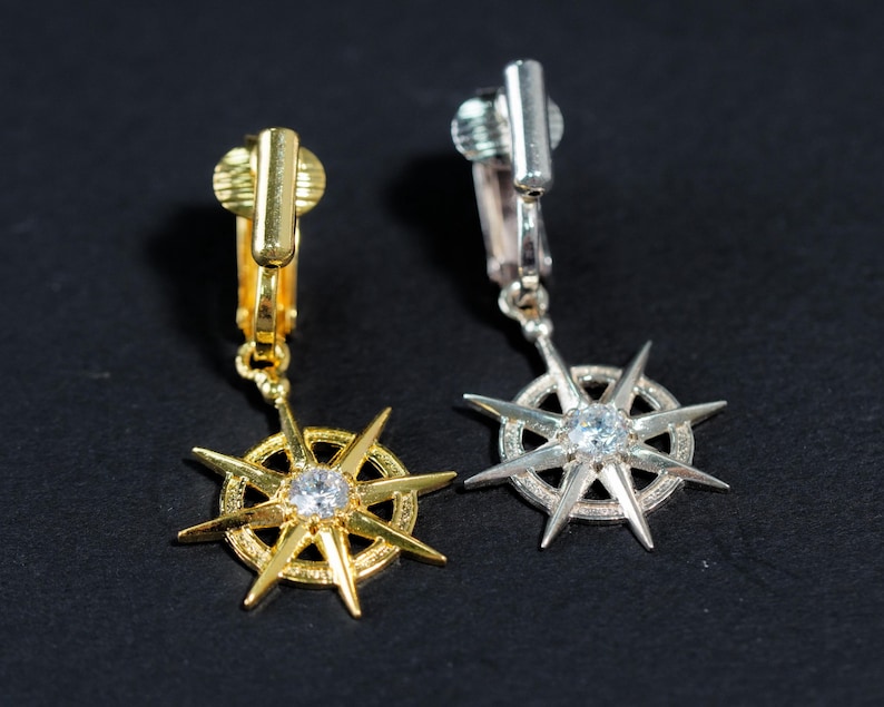 PREMIUM Fanmade Baldur's Gate 3 Gale's Ohrring, handgefertigter Silber 950 / vergoldeter Schmuck, inspiriert von Magier von Waterdeep, perfekt für BG3-Fans Bild 1