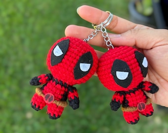 Crochet Deadpool Amigurumi, Marvel Character