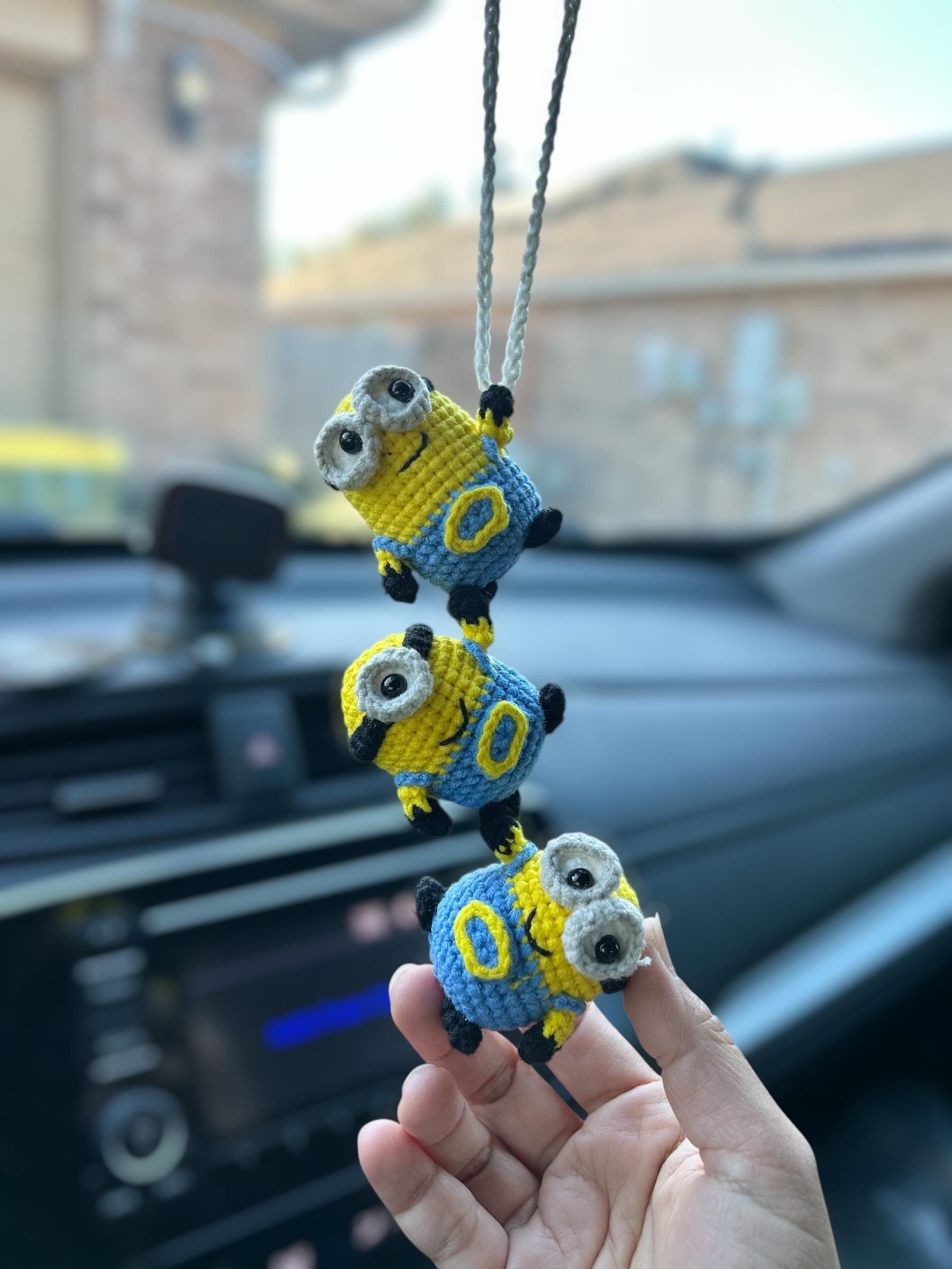 リップグロス minion Crochet Minions Hanging, Valentines Gift, Birthday Gift - Etsy
