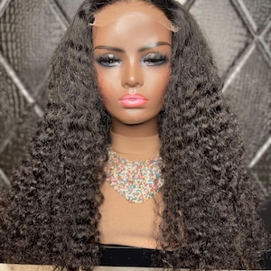 22&quot; 5x5 Curly  Glueless Wig Size Small (Ships Next Day)