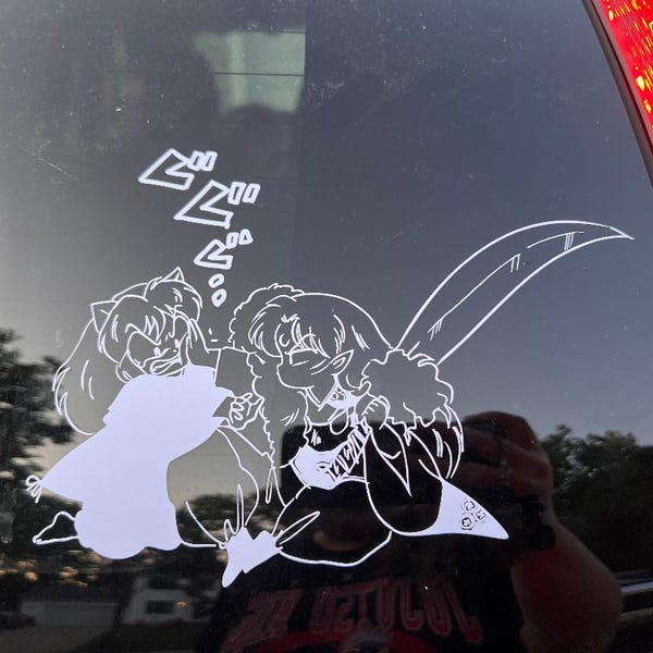 Anime Inspired Car Decals, Bumper Stickers