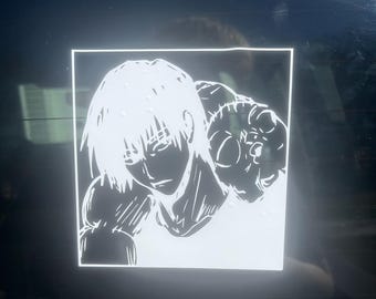 Anime Inspired Car Decals, Vinyl Bumper Stickers