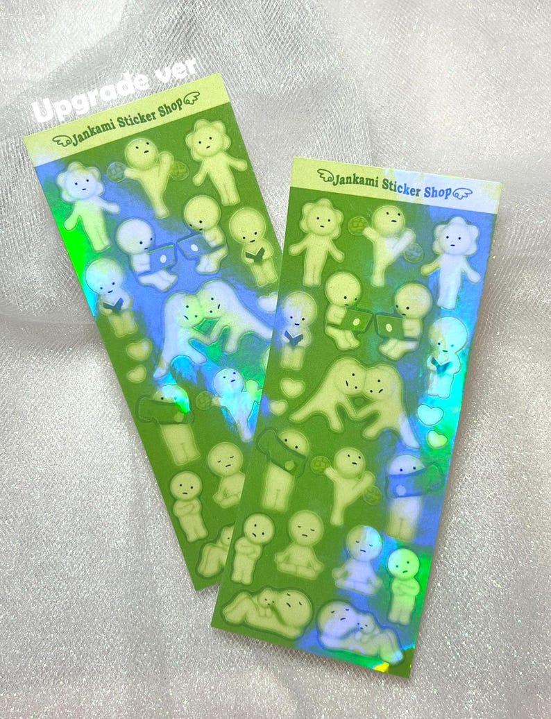 Smiski Mini Sticker Sheet - Etsy