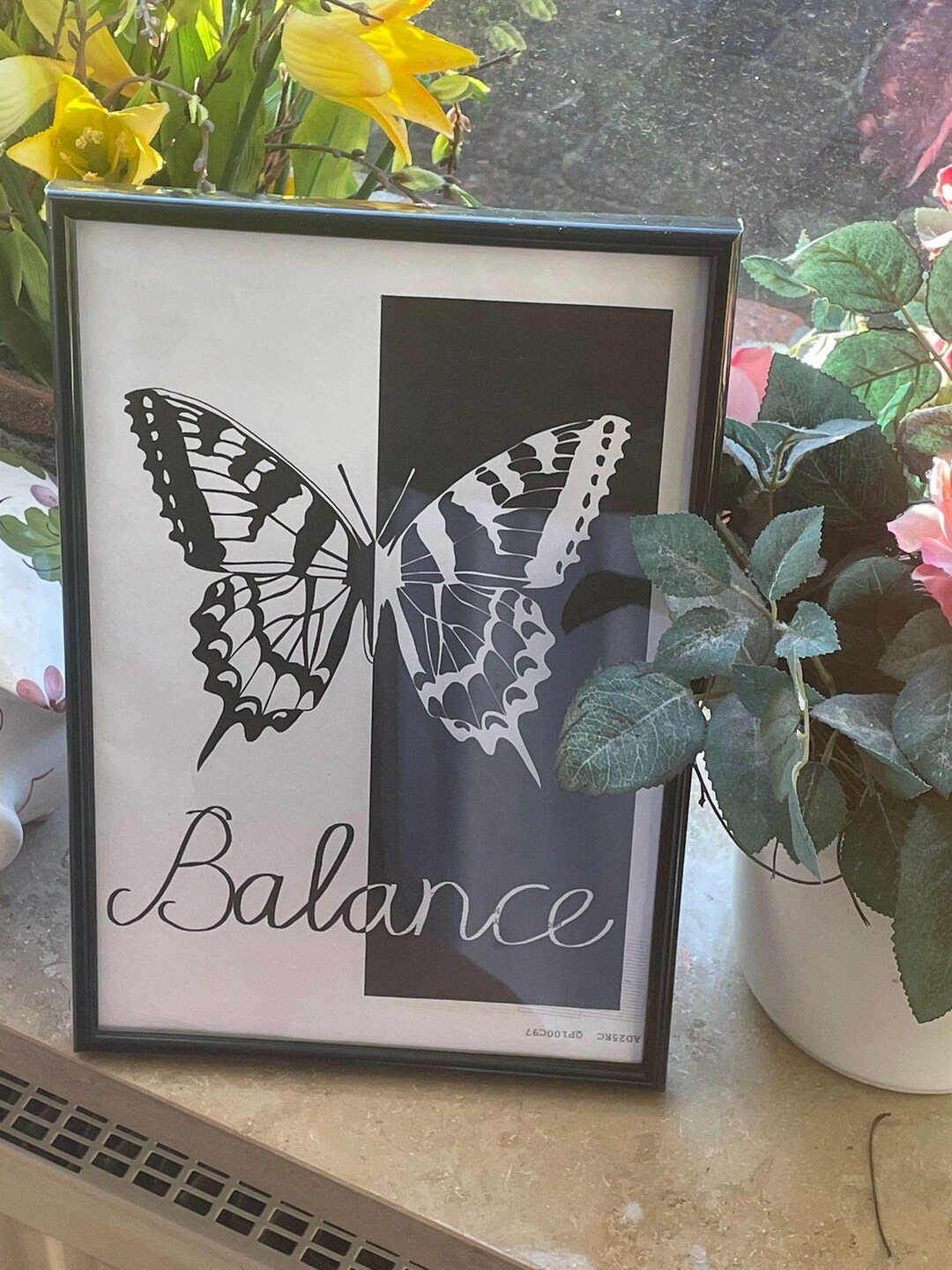Printable Wallart: Butterfly of Balance - Etsy