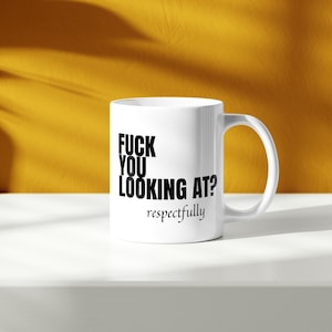 Funny Ceramic Mug | Perfect Gift for Friends | Quirky Coffee Cup for Office | Sarcastic Drinkware | Humor Lover&#39;s Gift | Engaging Kitchen