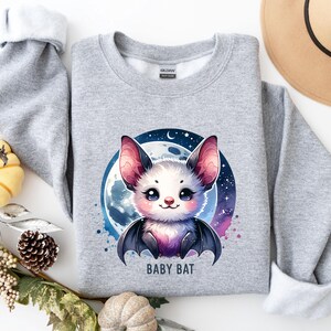 Gothic Baby Bat Halloween Tee Cute Spooky Aesthetic for Bat Lovers Alt Girl Gift Vampirecore Creepy Cute T-Shirt