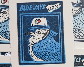 Impression bloc de cartes à collectionner des Blue Jays de Toronto