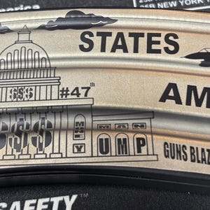 Lightburn digital files, Laser engraving file, POTUS, stars and stripes, AR-15, 5.56