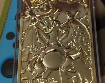 pokemon trading card game tcg league Charizard - Pokemon Burger King Gold Card With Pokeball in box main image 1