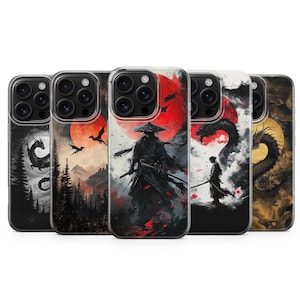 Samurai Dragon Phone Case: Japanese Art Cover