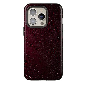 Coque de portable solide bordeaux, gouttes de vin foncé, résistante pour iPhone 16 e, 15, 14, 13, 12, Pixel 9Pro XL, 8A, 7A, 6A, Samsung S25, S24 FE, S23, A22