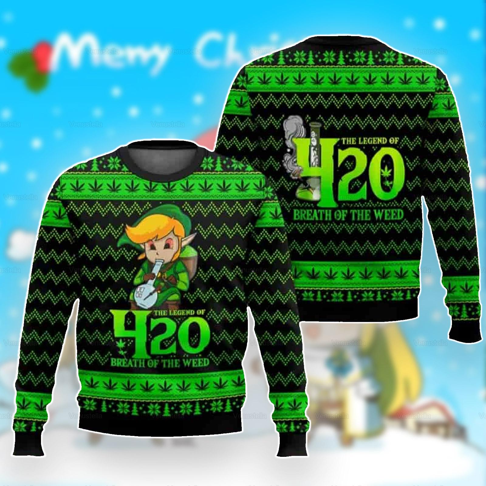 Legend of zelda ugly christmas sweater hot sale