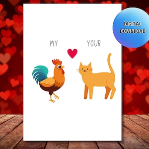 Kinky Anniversary Card Printable, Funny Digital Valentine Card, Naughty Love Card Download, Dirty Card For Wife, Valentine Card Girlfriend