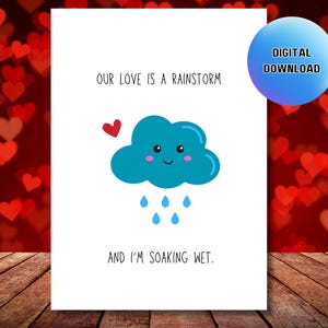 Kinky Valentine Card Printable, Naughty Love Card, Funny Anniversary Card Digital, Cute Card For Him, Card For Husband, Boyfriend Love Card