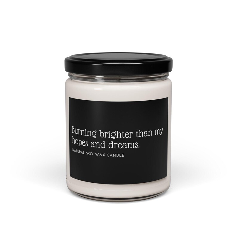 Minimalist Scented Candle Dry Humor Decor, Relaxation Candle, Funny