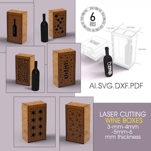 Valentinesday,Laser cut files,Wine box with Sliding Lid,Gift box for wine bottle,Wine Gift Box,Glowforge, vector, svg