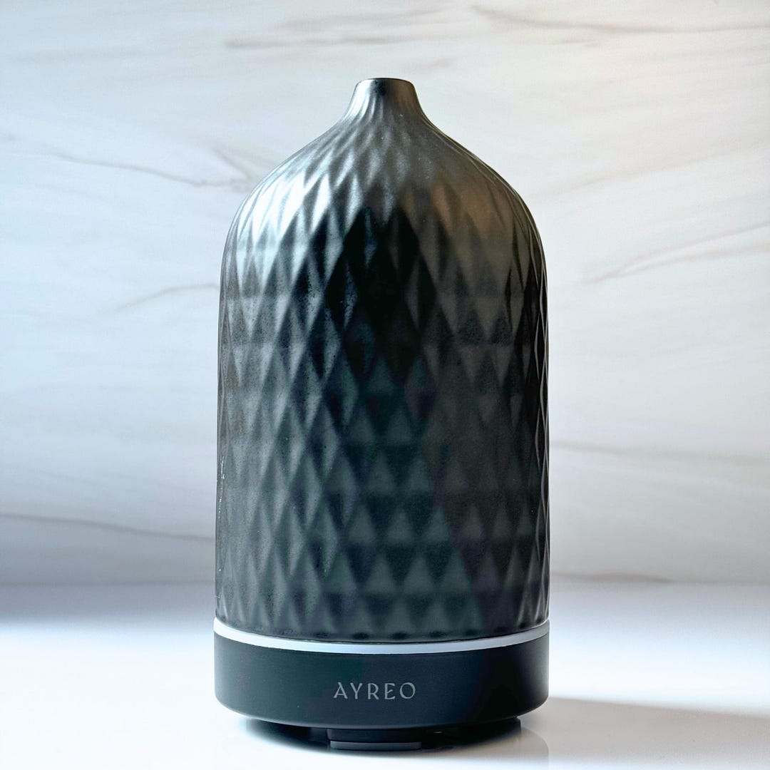 Black Diamond Ceramic Essential Oil Diffuser – Aromatherapy, 160 ML ...