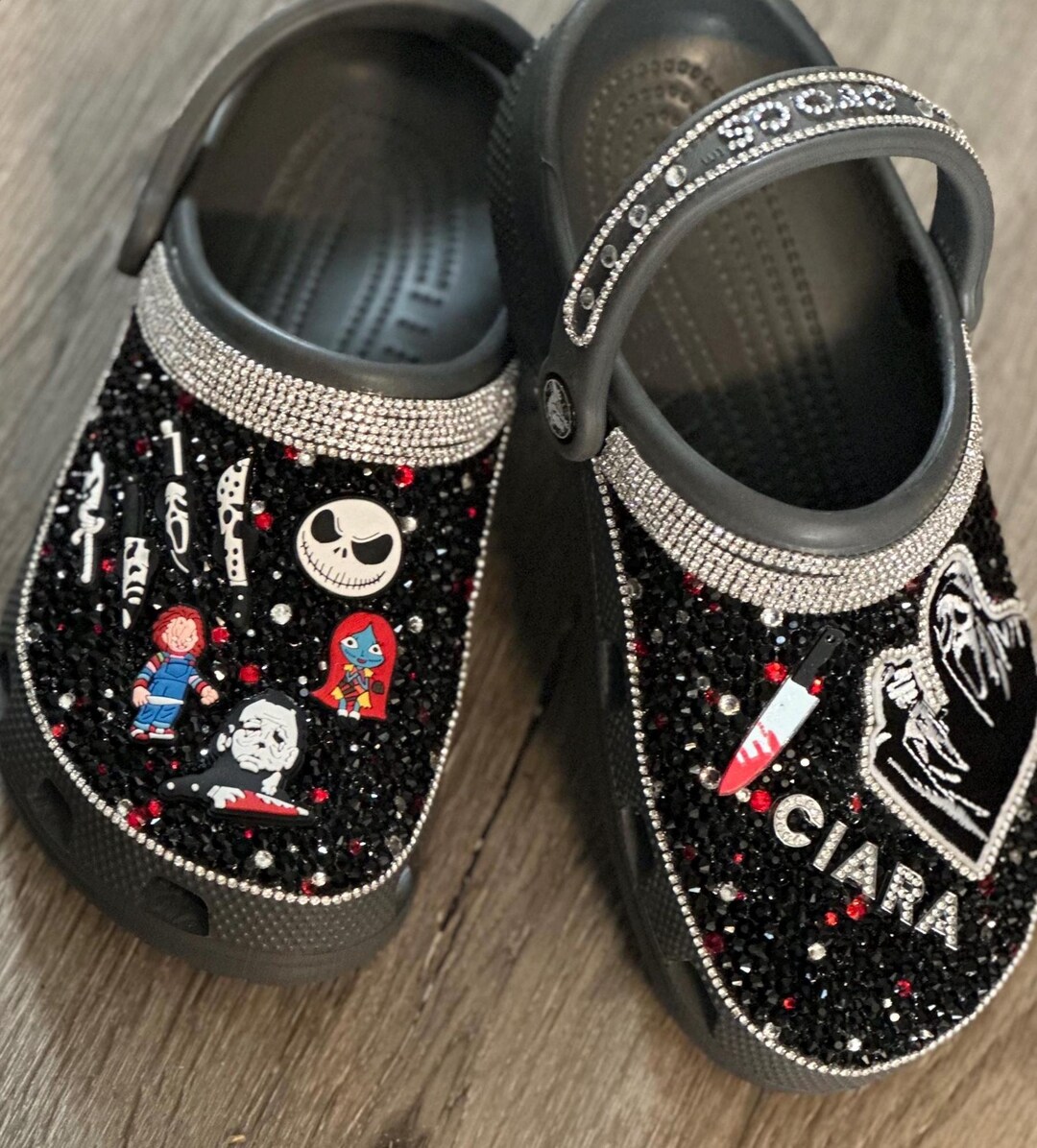 Sprayed Customized Crocs Custom Crocs - Etsy