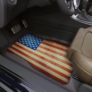 American Flag Car Floor Mat: Patriotic 4th of July Decoration