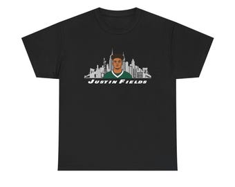 Justin Fields Jets T-Shirt: New York Football Fan Tee