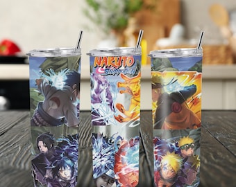 Vaso Naruto: Diseño de sublimación de acero inoxidable de 20 oz