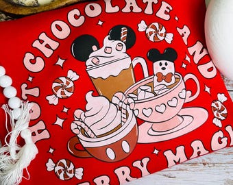 Suéter unisex con cuello redondo "Coco Caliente y Magia Alegre"