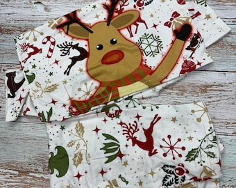 Pijama familiar Feliz Navidad: conjunto navideño a juego