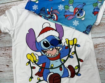 Pijamas familiares navideños: conjunto de pijamas navideños a juego