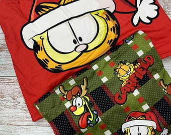 Pijama navideño de Garfield: conjunto familiar a juego