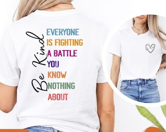 Comfort Colors Be Kind Shirt, Kindness Matters Tee, Positive Mental Health Shirt